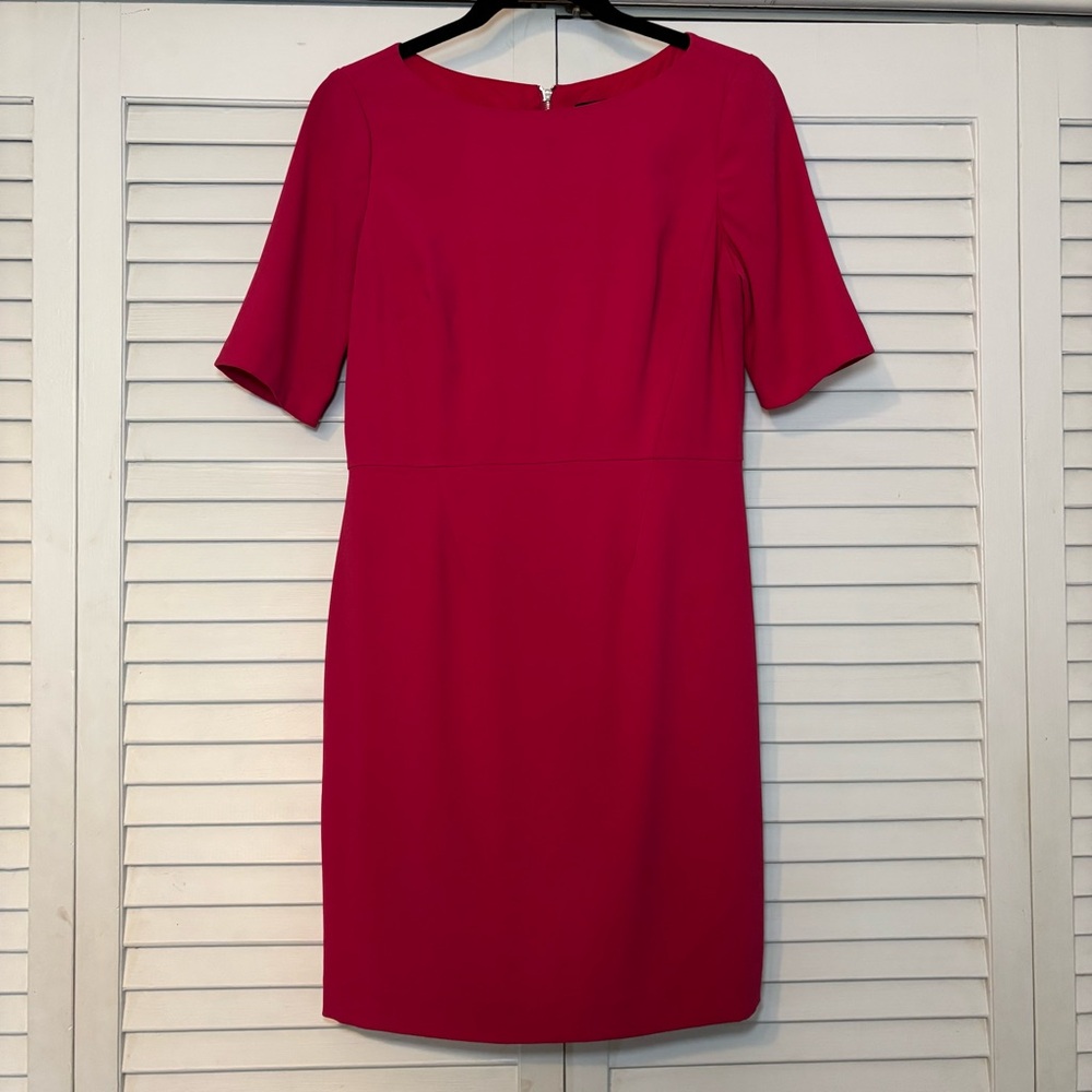 Ann Taylor Sheath Dress Women’s Size 4 Magenta Pink Career Work Office Dress